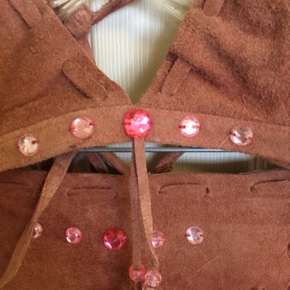 NEW! VINTAGE! Leather Bikini Set Burning Man Size XSM - Picture 2 of 9